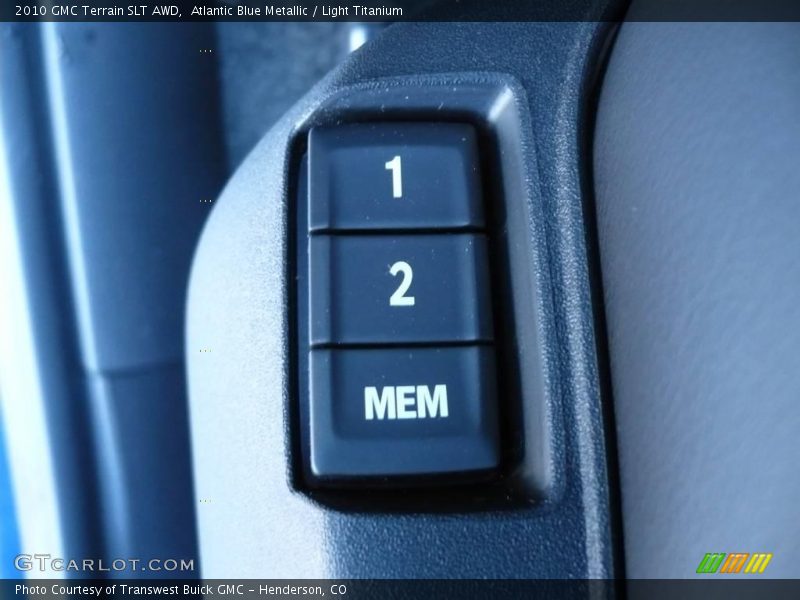 Atlantic Blue Metallic / Light Titanium 2010 GMC Terrain SLT AWD