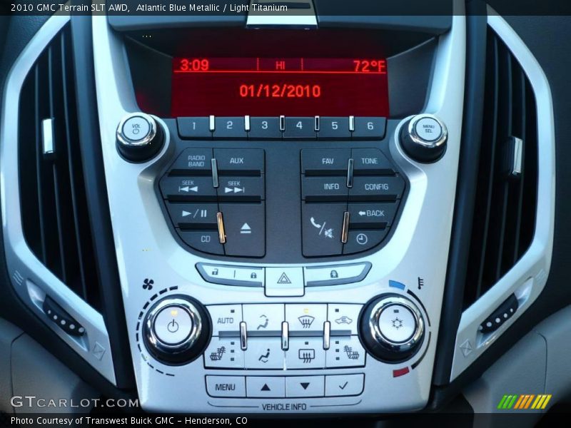 Atlantic Blue Metallic / Light Titanium 2010 GMC Terrain SLT AWD
