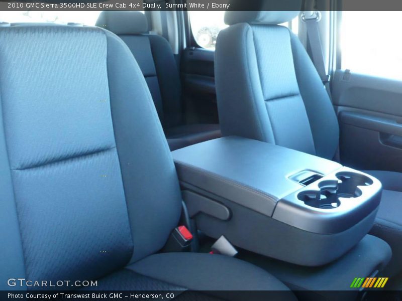 Summit White / Ebony 2010 GMC Sierra 3500HD SLE Crew Cab 4x4 Dually