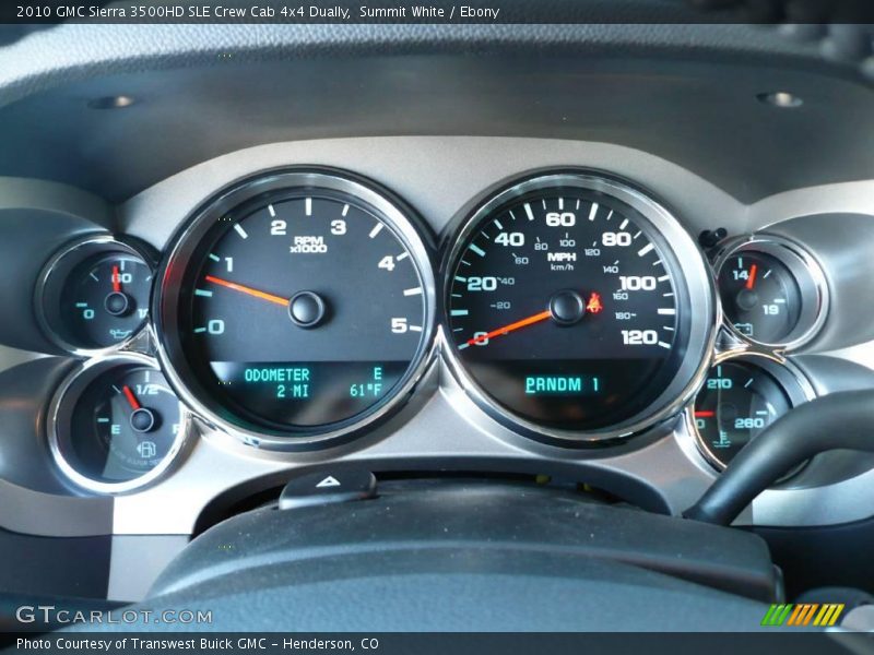 Summit White / Ebony 2010 GMC Sierra 3500HD SLE Crew Cab 4x4 Dually