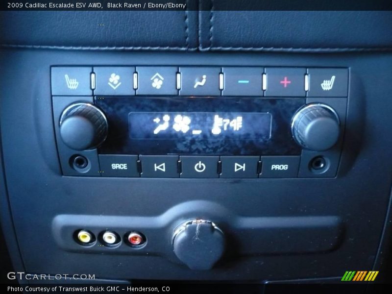 Black Raven / Ebony/Ebony 2009 Cadillac Escalade ESV AWD