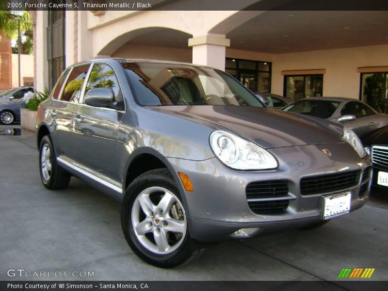 Titanium Metallic / Black 2005 Porsche Cayenne S