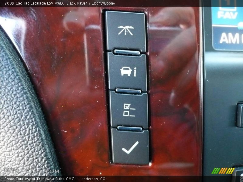 Black Raven / Ebony/Ebony 2009 Cadillac Escalade ESV AWD