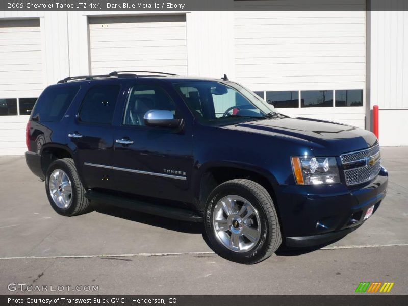 Dark Blue Metallic / Ebony 2009 Chevrolet Tahoe LTZ 4x4
