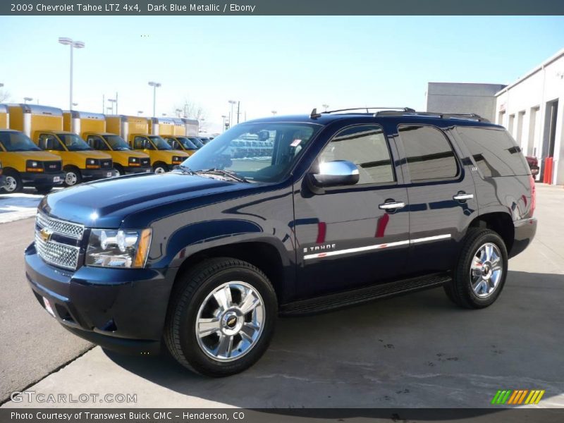 Dark Blue Metallic / Ebony 2009 Chevrolet Tahoe LTZ 4x4