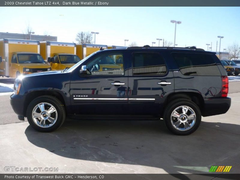 Dark Blue Metallic / Ebony 2009 Chevrolet Tahoe LTZ 4x4