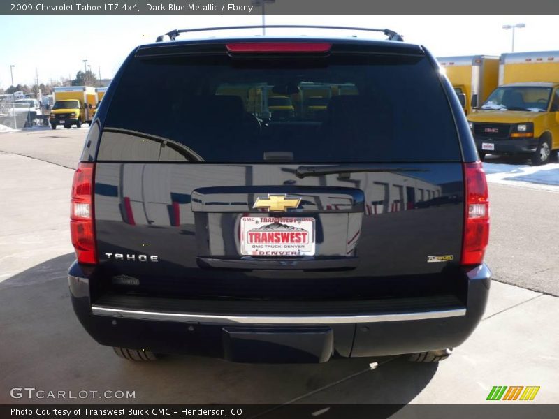 Dark Blue Metallic / Ebony 2009 Chevrolet Tahoe LTZ 4x4