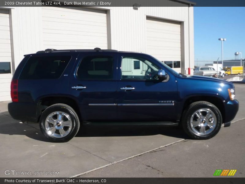 Dark Blue Metallic / Ebony 2009 Chevrolet Tahoe LTZ 4x4