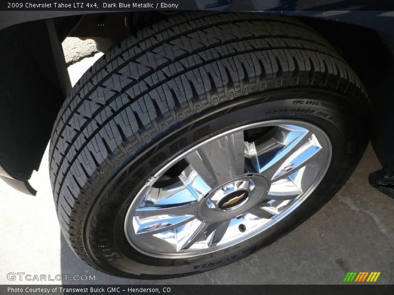 Dark Blue Metallic / Ebony 2009 Chevrolet Tahoe LTZ 4x4