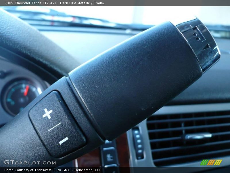 Dark Blue Metallic / Ebony 2009 Chevrolet Tahoe LTZ 4x4