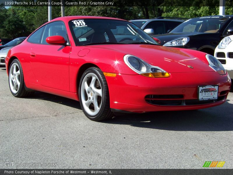 Guards Red / Graphite Grey 1999 Porsche 911 Carrera Coupe