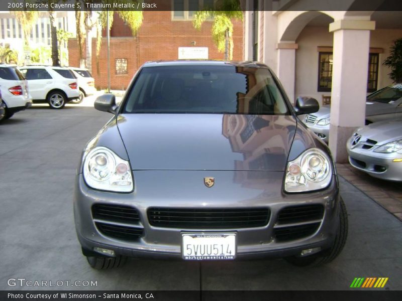 Titanium Metallic / Black 2005 Porsche Cayenne S