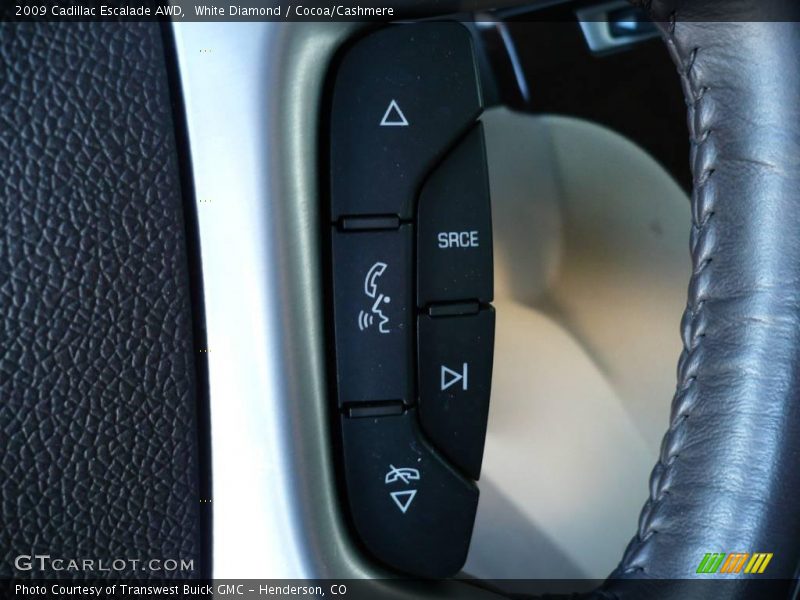 White Diamond / Cocoa/Cashmere 2009 Cadillac Escalade AWD