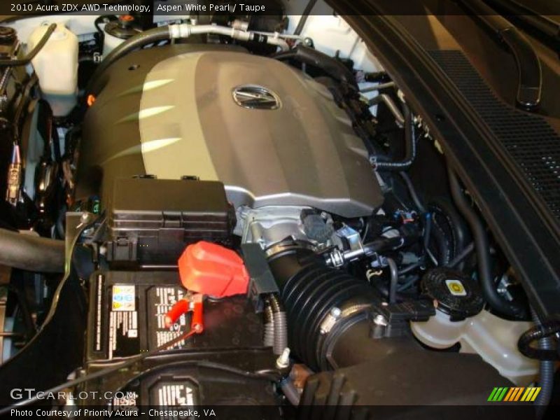 Aspen White Pearl / Taupe 2010 Acura ZDX AWD Technology