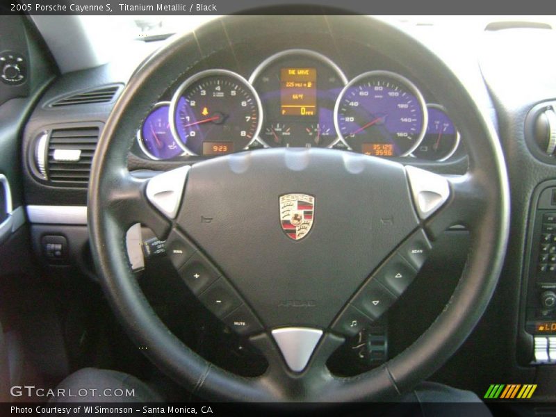 Titanium Metallic / Black 2005 Porsche Cayenne S
