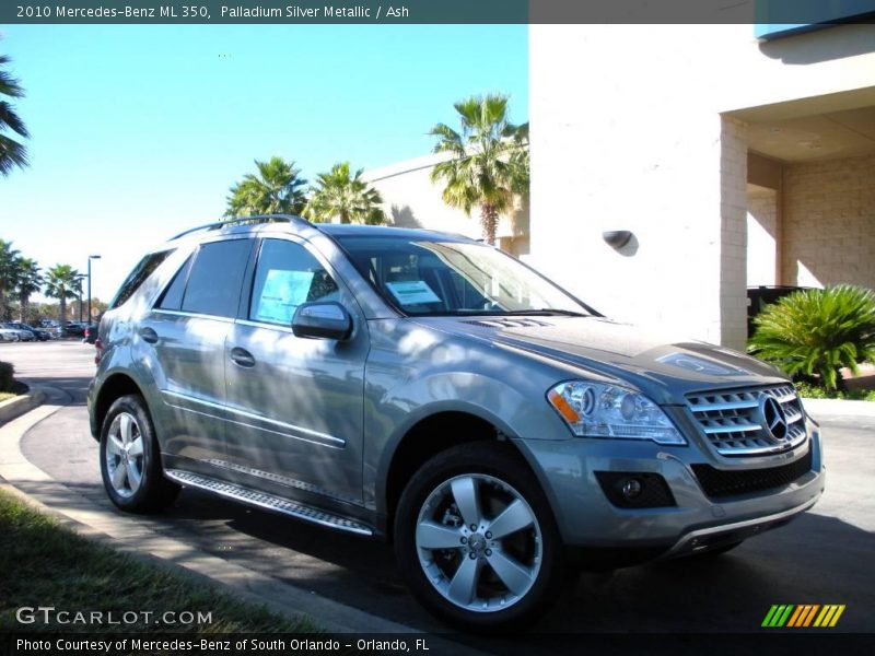 Palladium Silver Metallic / Ash 2010 Mercedes-Benz ML 350