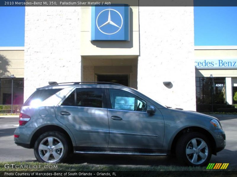 Palladium Silver Metallic / Ash 2010 Mercedes-Benz ML 350