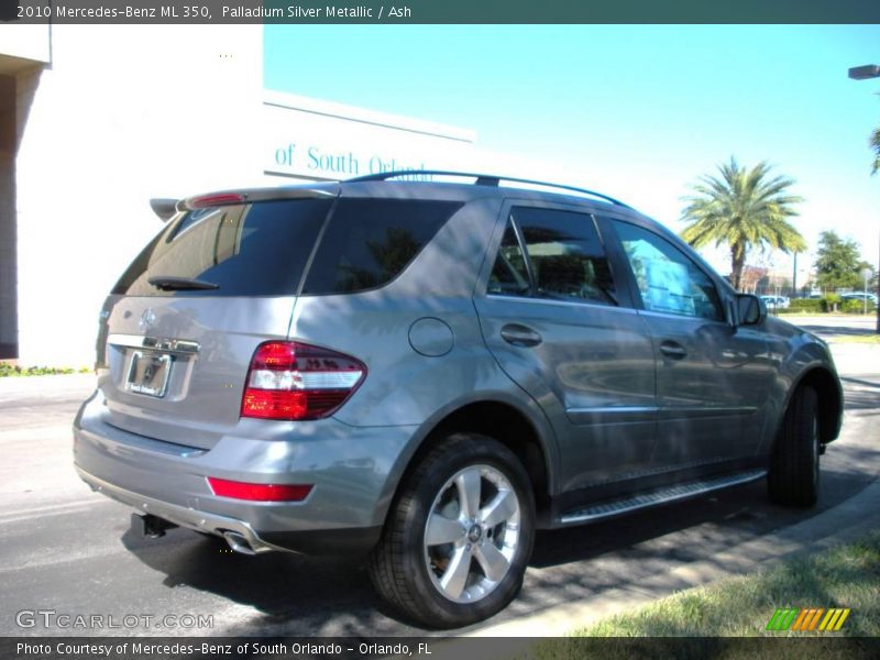 Palladium Silver Metallic / Ash 2010 Mercedes-Benz ML 350