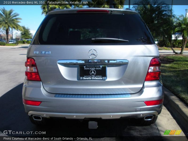 Palladium Silver Metallic / Ash 2010 Mercedes-Benz ML 350