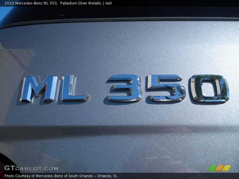 Palladium Silver Metallic / Ash 2010 Mercedes-Benz ML 350