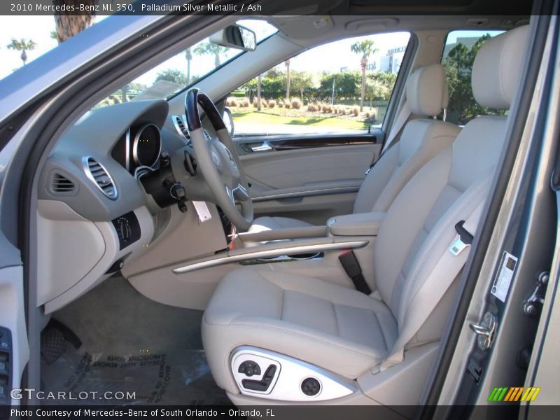 Palladium Silver Metallic / Ash 2010 Mercedes-Benz ML 350