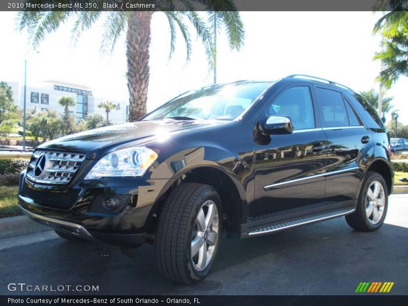 Black / Cashmere 2010 Mercedes-Benz ML 350