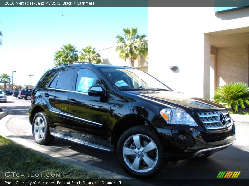 Black / Cashmere 2010 Mercedes-Benz ML 350
