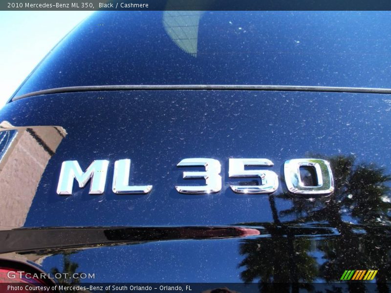 Black / Cashmere 2010 Mercedes-Benz ML 350