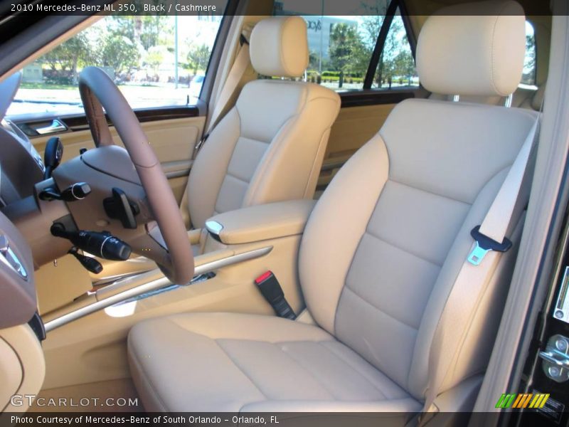 Black / Cashmere 2010 Mercedes-Benz ML 350