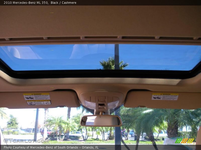 Black / Cashmere 2010 Mercedes-Benz ML 350