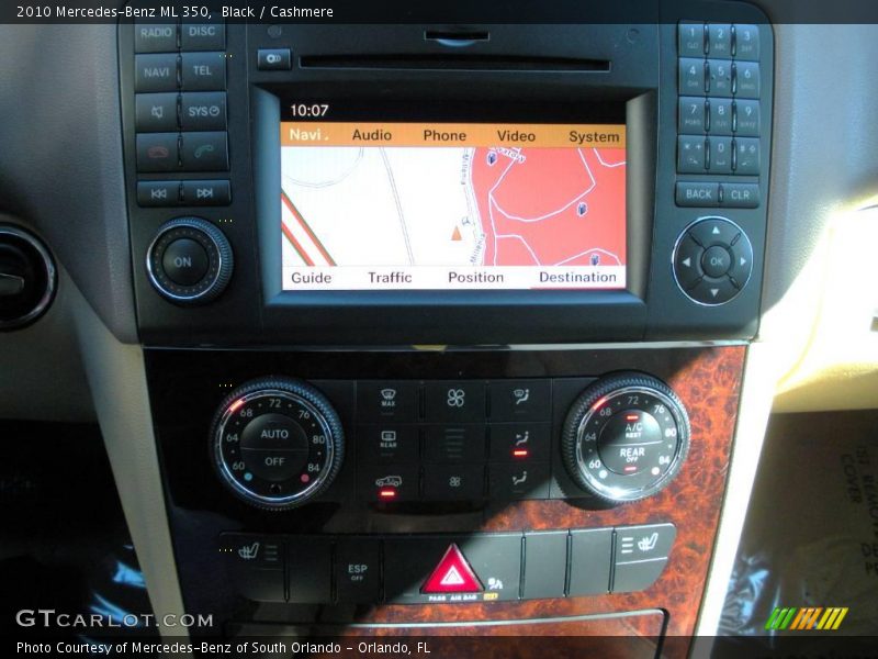 Black / Cashmere 2010 Mercedes-Benz ML 350