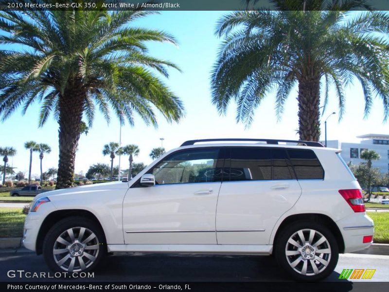 Arctic White / Almond/Black 2010 Mercedes-Benz GLK 350