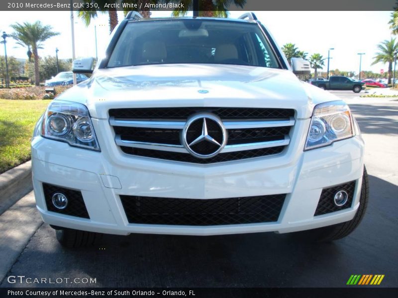 Arctic White / Almond/Black 2010 Mercedes-Benz GLK 350