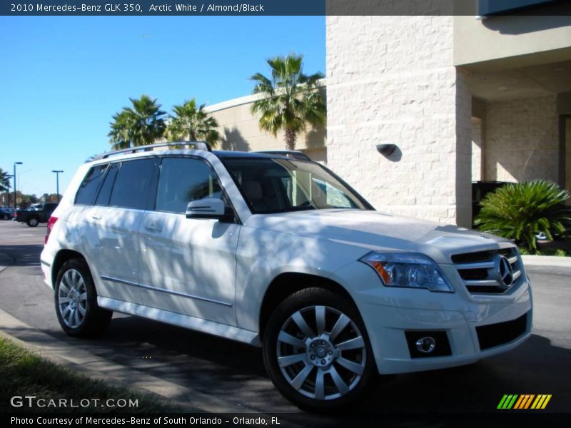 Arctic White / Almond/Black 2010 Mercedes-Benz GLK 350