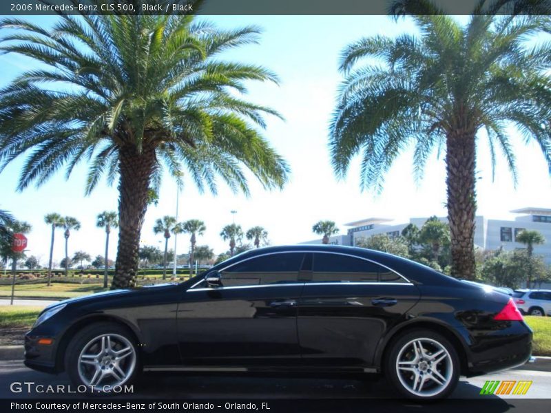 Black / Black 2006 Mercedes-Benz CLS 500