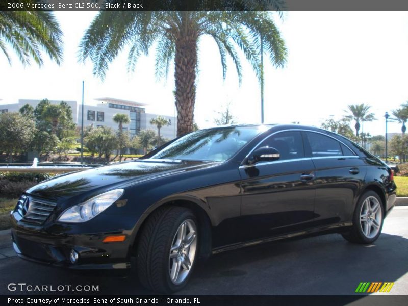 Black / Black 2006 Mercedes-Benz CLS 500