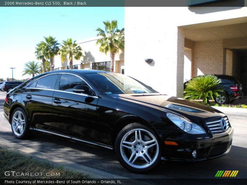 Black / Black 2006 Mercedes-Benz CLS 500