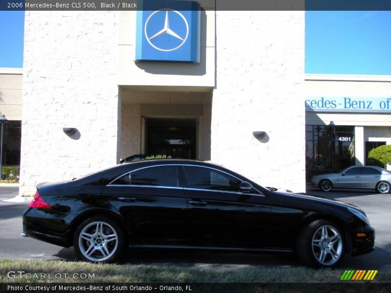 Black / Black 2006 Mercedes-Benz CLS 500