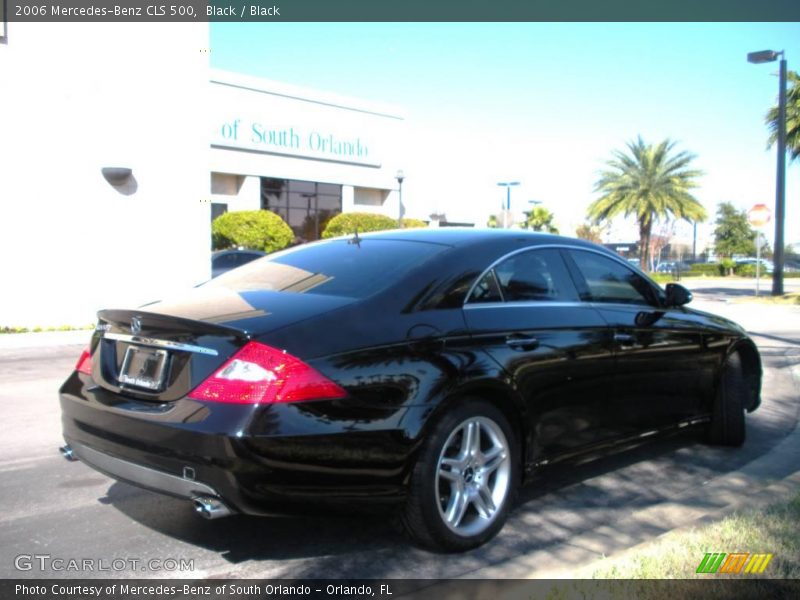 Black / Black 2006 Mercedes-Benz CLS 500