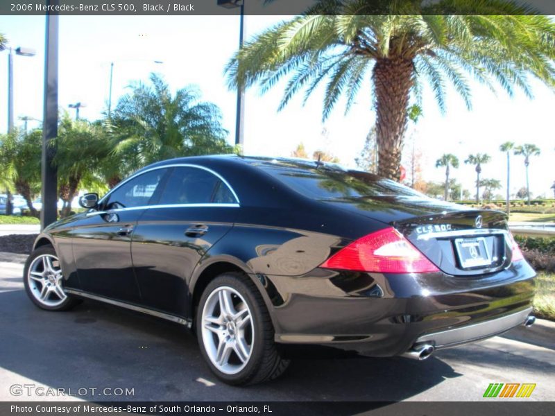 Black / Black 2006 Mercedes-Benz CLS 500