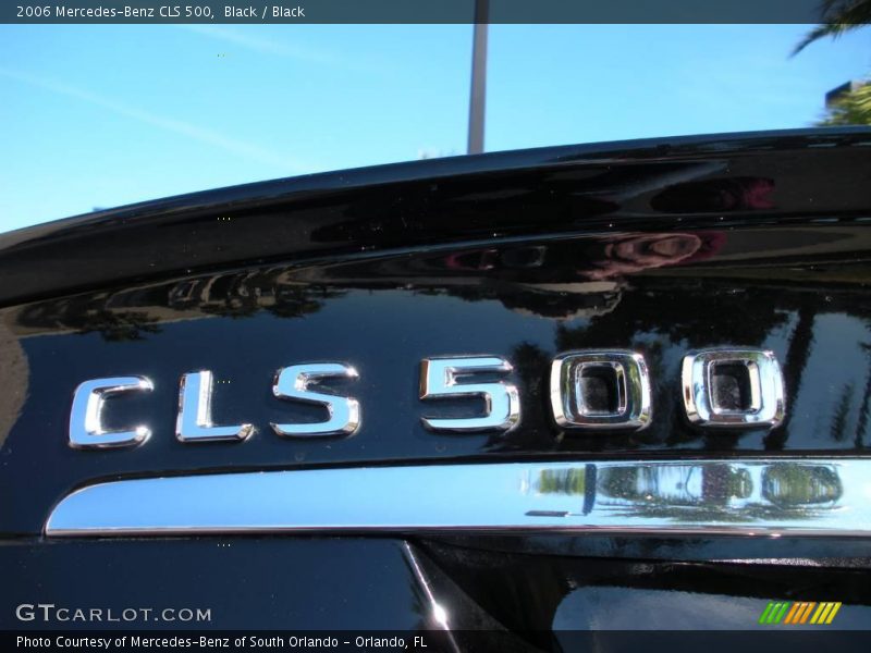 Black / Black 2006 Mercedes-Benz CLS 500