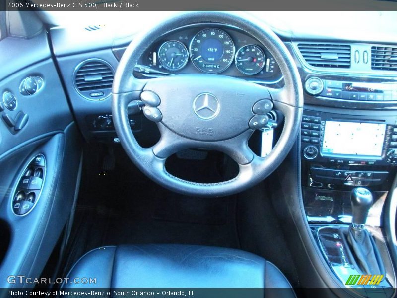 Black / Black 2006 Mercedes-Benz CLS 500
