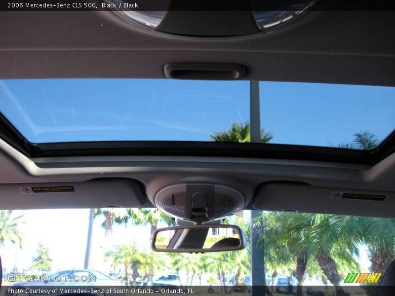 Black / Black 2006 Mercedes-Benz CLS 500