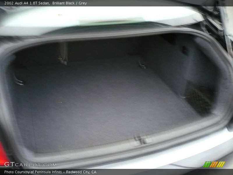 Brilliant Black / Grey 2002 Audi A4 1.8T Sedan