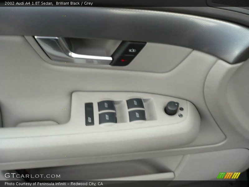 Brilliant Black / Grey 2002 Audi A4 1.8T Sedan