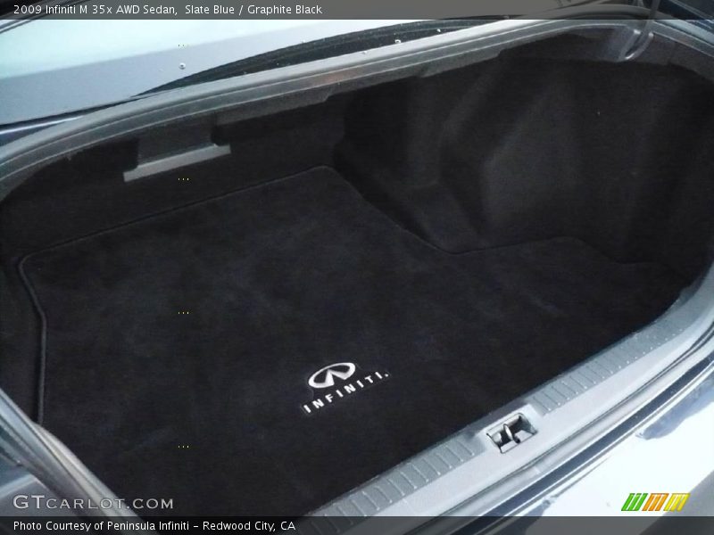 Slate Blue / Graphite Black 2009 Infiniti M 35x AWD Sedan