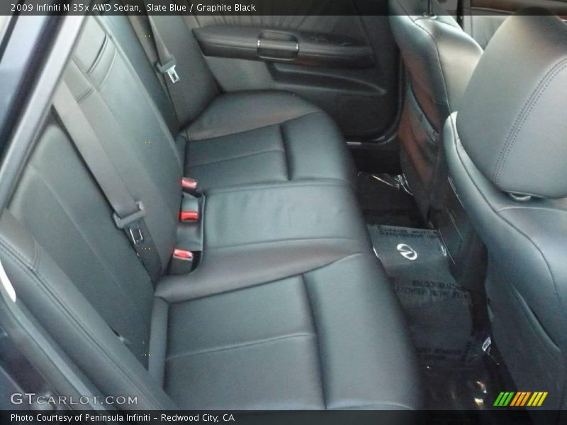 Slate Blue / Graphite Black 2009 Infiniti M 35x AWD Sedan