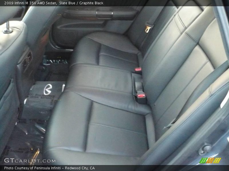 Slate Blue / Graphite Black 2009 Infiniti M 35x AWD Sedan