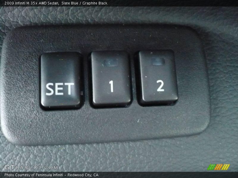 Slate Blue / Graphite Black 2009 Infiniti M 35x AWD Sedan