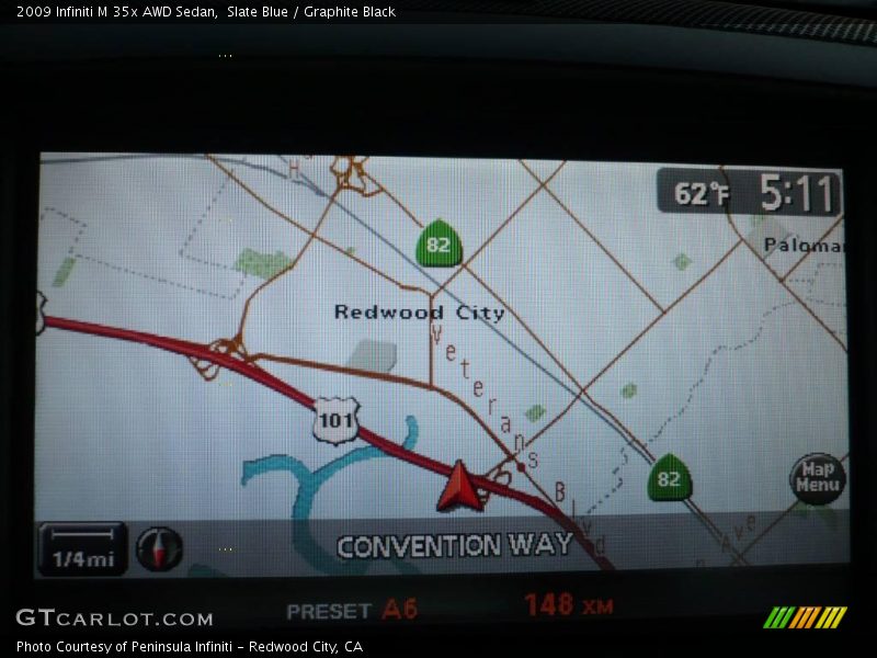 Slate Blue / Graphite Black 2009 Infiniti M 35x AWD Sedan